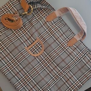 thirty-one Casual Crossbody .. Plaid About You Weave ..‎ D .. New